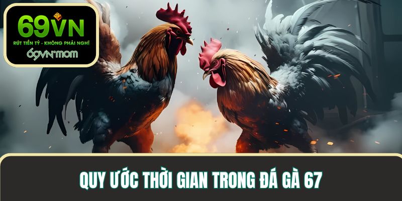 Quy ước thời gian trong đá gà 67
